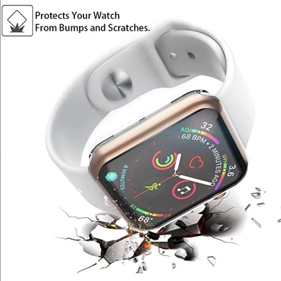 2 Pack Julk 40mm Case for Apple Watch Series 6/SE/5/4 40mm Screen Protector - Picture 3 of 7